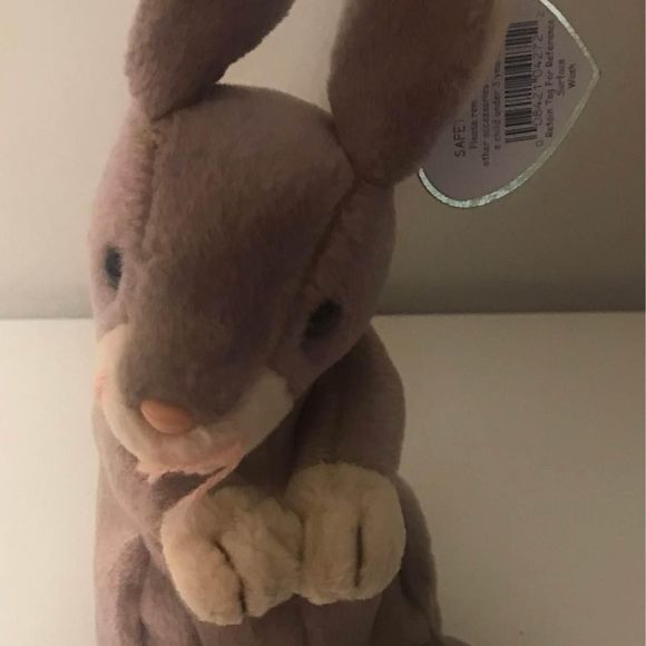 Ty 2000 Springy Easter Bunny beanie baby plush new with tag - Picture 1 of 4